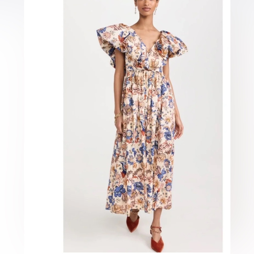 ULLA JOHNSON Francesca midi dress Sz 2